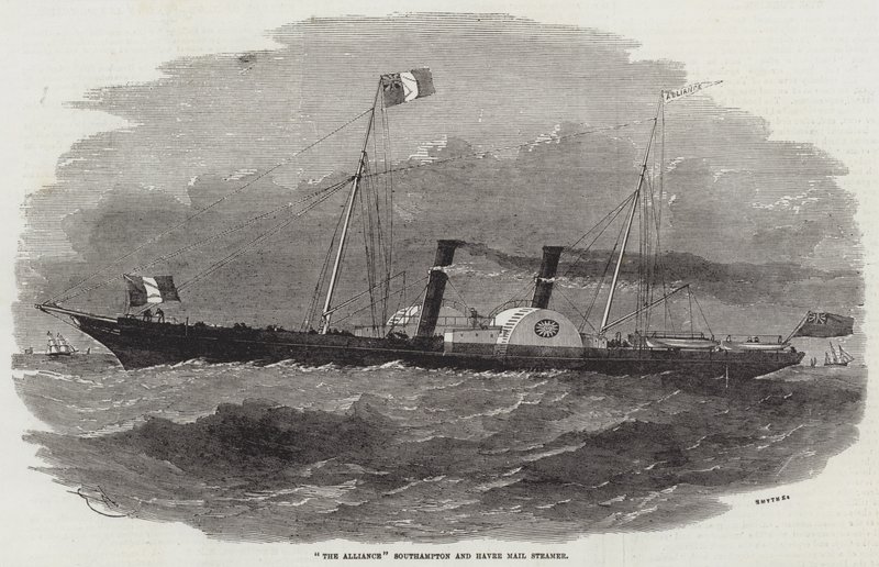 Alliance Southampton ja Havre Mail Steamer tekijältä Edwin Weedon