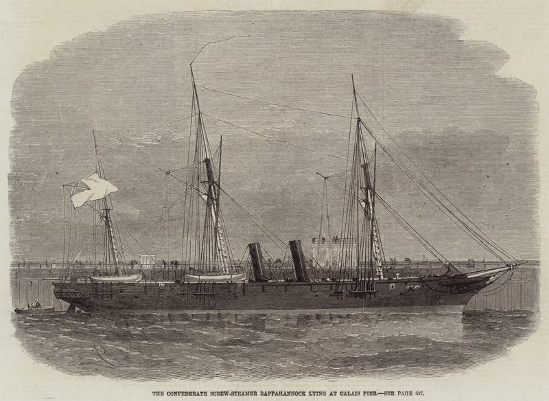 Confederate Screw-Steamer Rappahannock makaa Calais