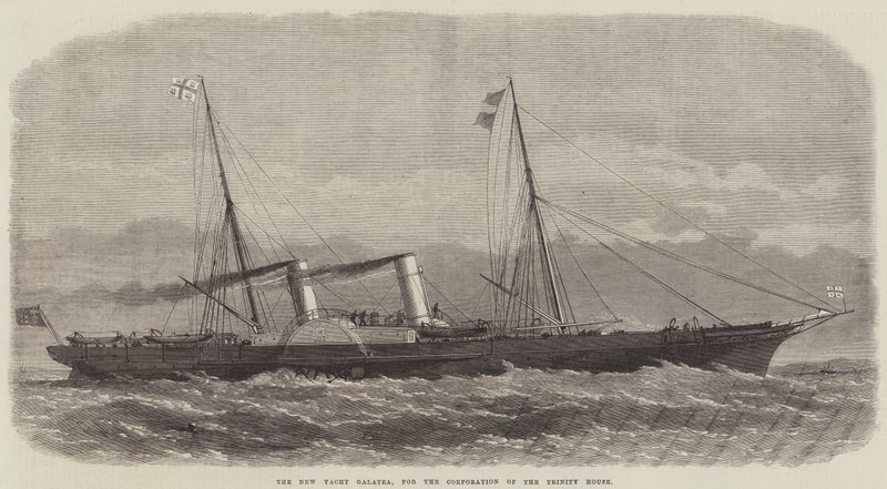 The New Yacht Galatea, Corporation of the Trinity Houselle tekijältä Edwin Weedon