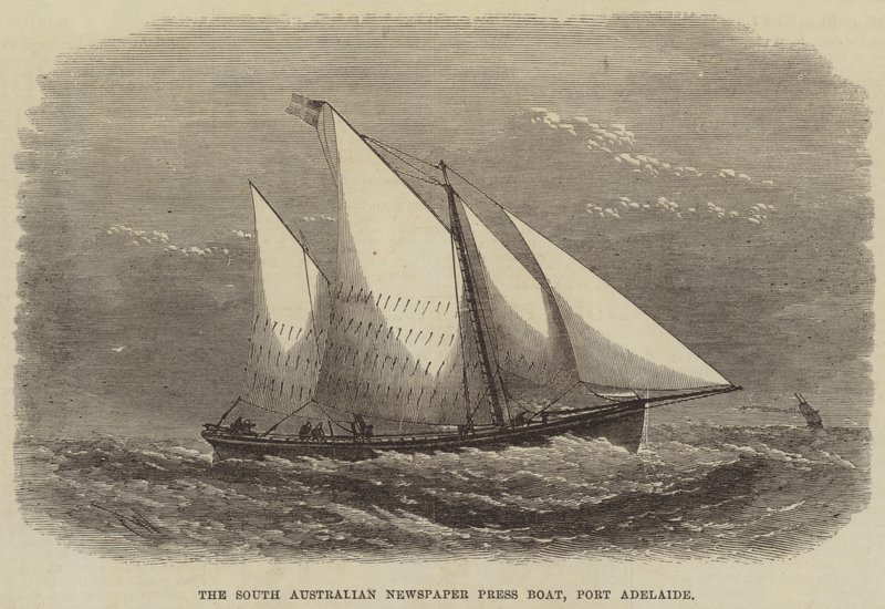 South Australian Newspaper Press Boat, Port Adelaide tekijältä Edwin Weedon
