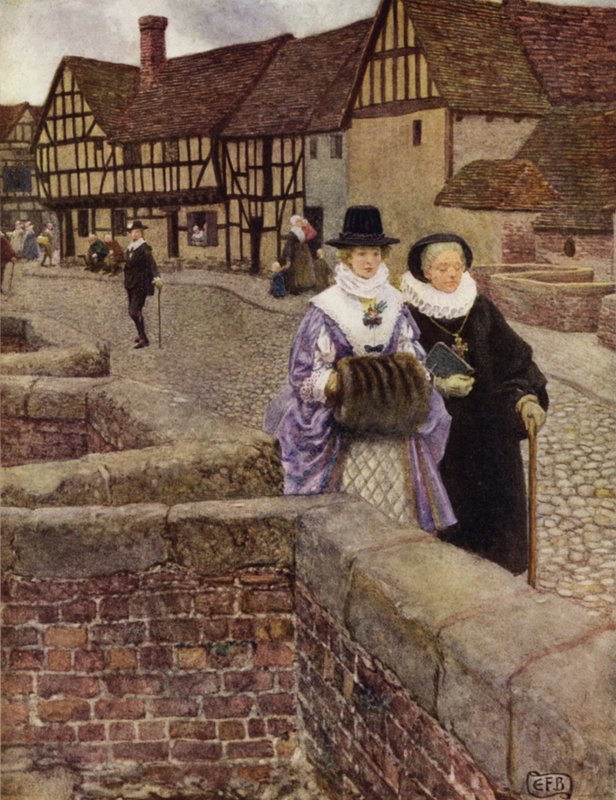 Näin vain hänen kulkevan ohitse, ja silti rakastan häntä kuolemaan asti! (väri litho) tekijältä Eleanor Fortescue Brickdale