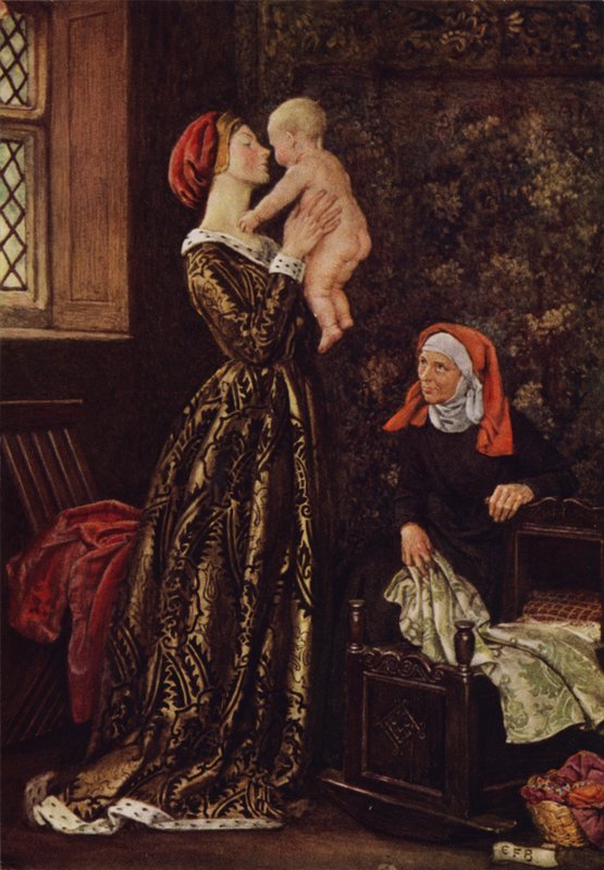 Se ei kasva kuin puu, massa tekee ihmisestä paremman (väri litho) tekijältä Eleanor Fortescue Brickdale