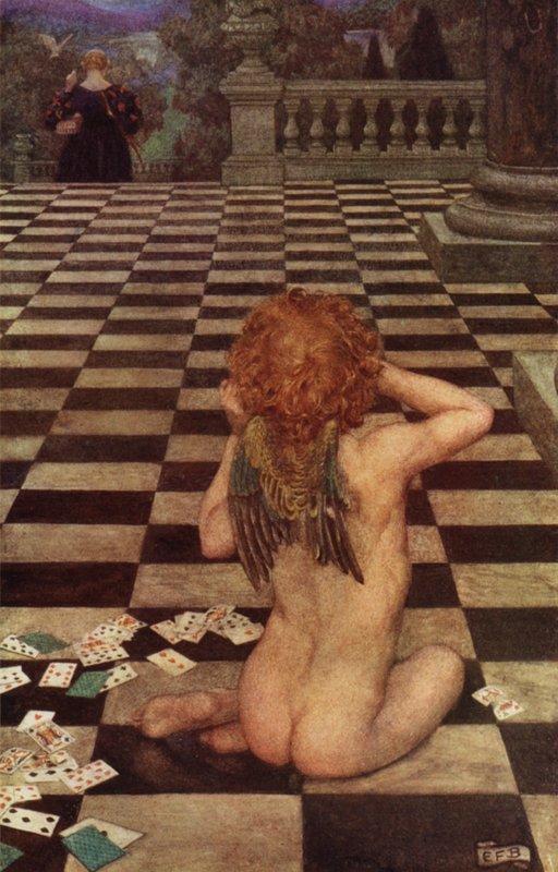 Oi rakkaus! onko hän tehnyt tämän sinulle? Mitä tulee, valitettavasti! tullut minusta? (väri lito) tekijältä Eleanor Fortescue Brickdale