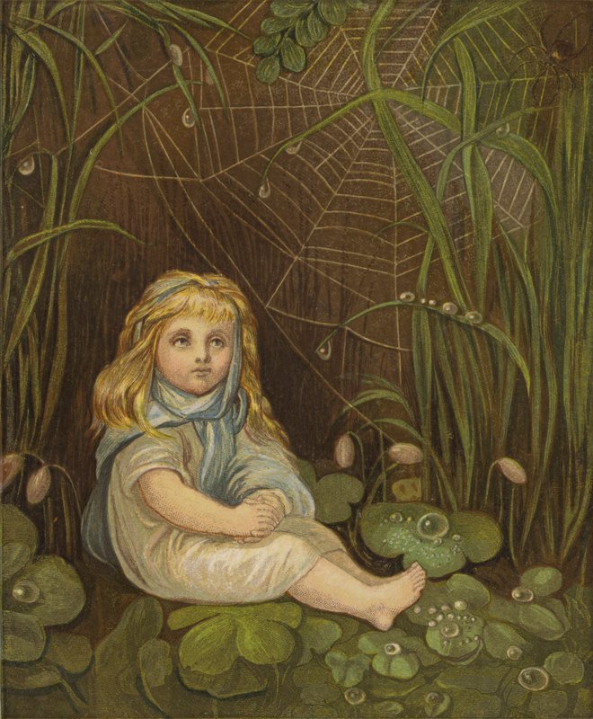 Tähdet ovat kaukana, kaukana (väri litho) tekijältä Eleanor Fortescue Brickdale