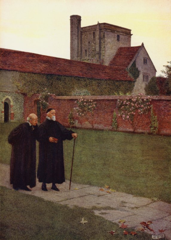 Irti maailmasta huolenpidolla Julkisen maineen tai yksityisen hengen (värilitho) tekijältä Eleanor Fortescue Brickdale