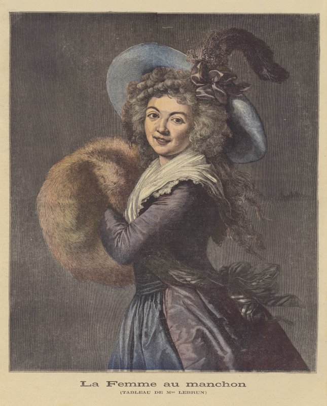Lady with the Muff tekijältä Elisabeth Louise Vigee Lebrun