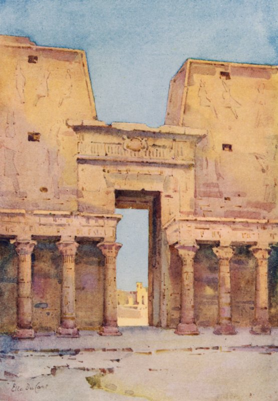 Edfu (värinen lito) tekijältä Ella Du Cane