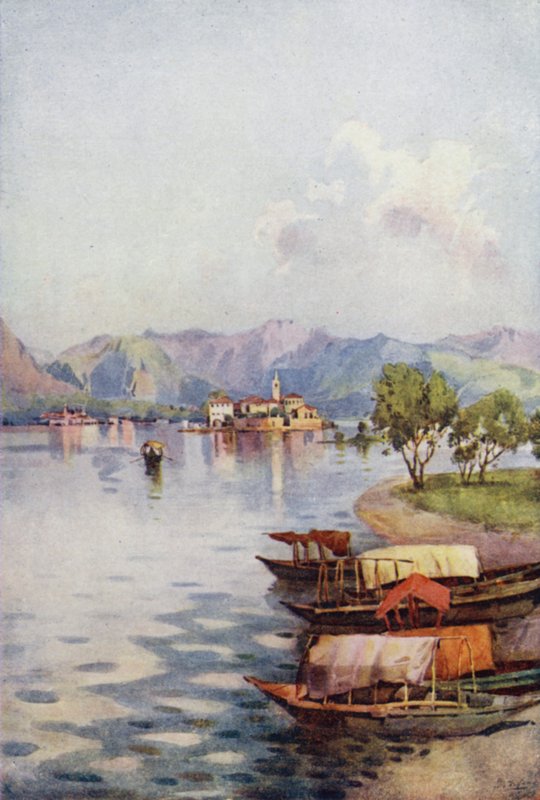 Päivän helteessä (väri litho) tekijältä Ella Du Cane