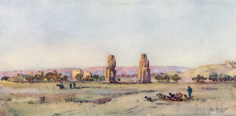 Colossi (väri litho) tekijältä Ella Du Cane