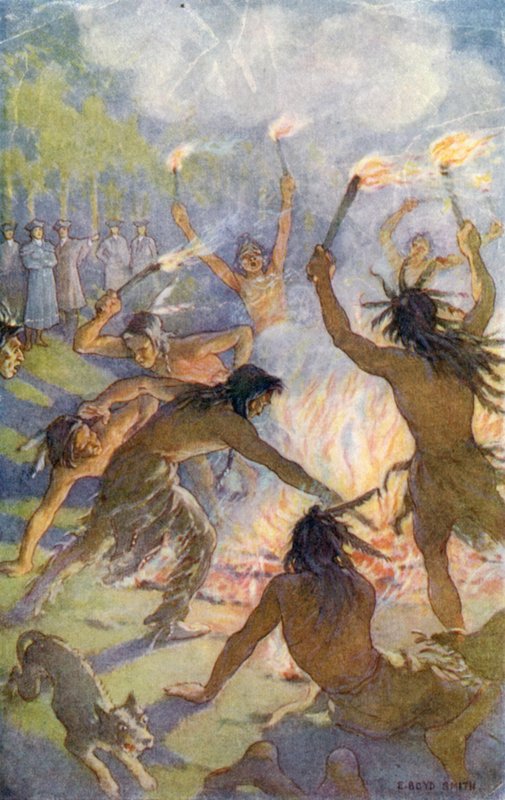 Illalla komissaarit kävelevät ulos, kuullessaan suurta melua keskuudestaan, katsomaan, mistä on kysymys tekijältä Elmer Boyd Smith