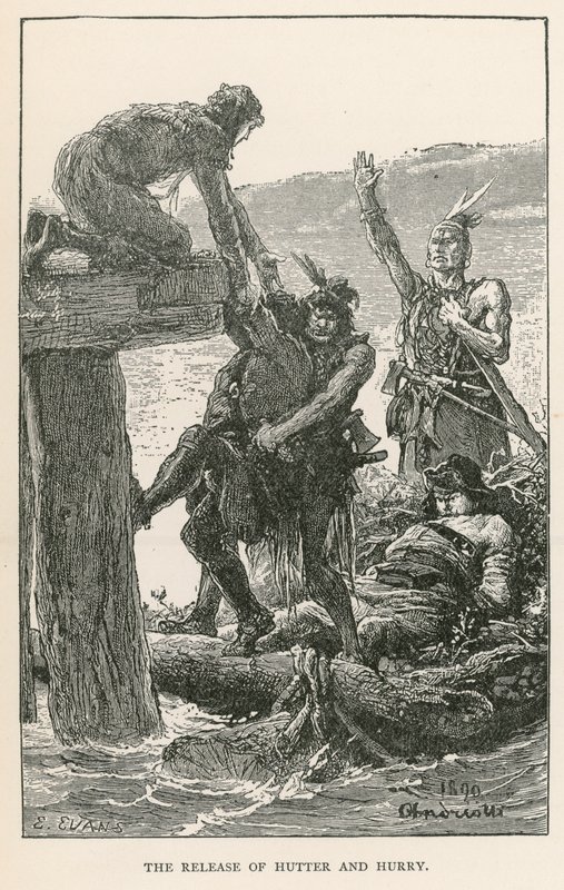 Hutterin ja Hurryn vapauttaminen (kaiverrus) tekijältä Elviro Michael Andriolli