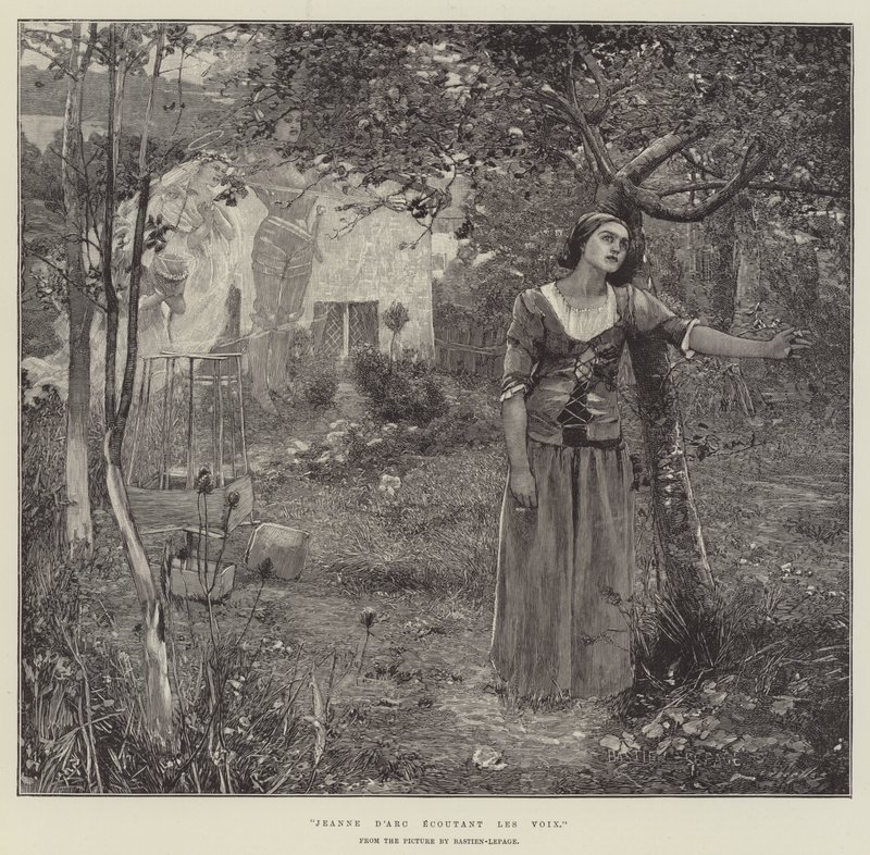 Joan of Arc kuuntelee Voicesia tekijältä Emile Bastien Lepage