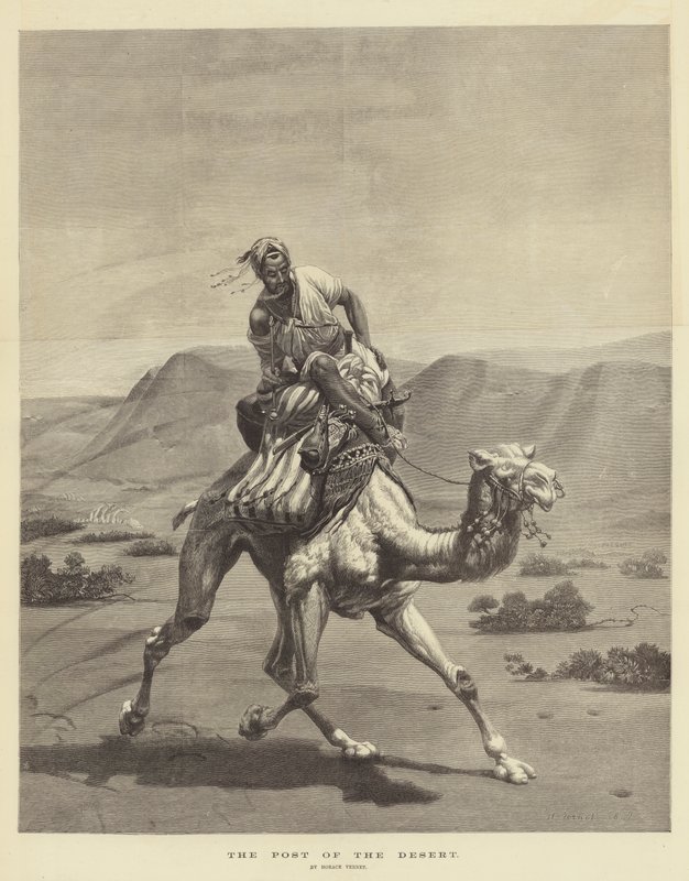 Aavikon posti tekijältä Emile Jean Horace Vernet