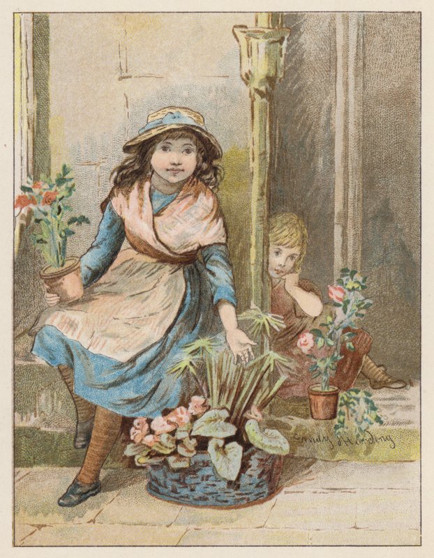 Kuka ostaa? (väri litho) tekijältä Emily Harding