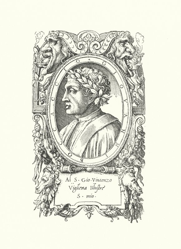 Giovanni Boccaccio, italialainen runoilija, kirjailija ja humanisti tekijältä Enea Vico