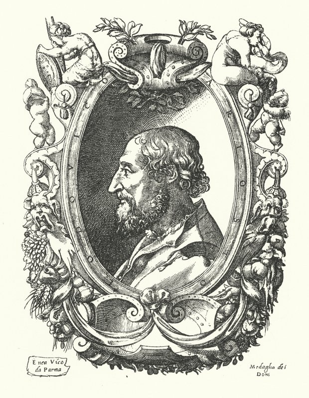 Ludovico Ariosto, italialainen renessanssirunoilija tekijältä Enea Vico