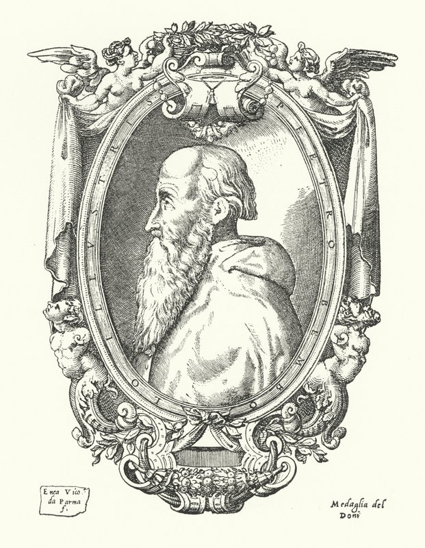 Pietro Bembo, italialainen tutkija, runoilija ja kardinaali tekijältä Enea Vico
