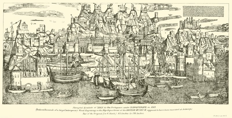 Portugalilaiset yrittivät Escalade of Adenin Alboquerquen johdolla vuonna 1513 tekijältä English School