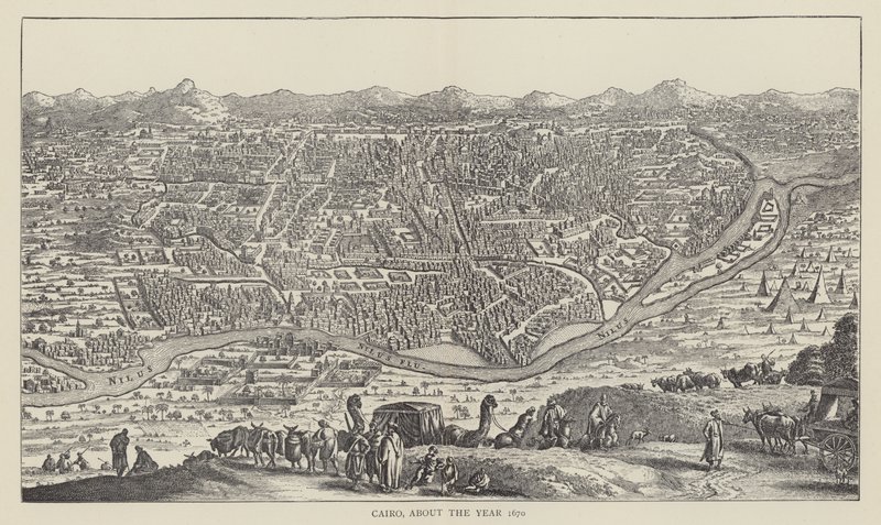 Kairo, noin vuodelta 1670 tekijältä English School