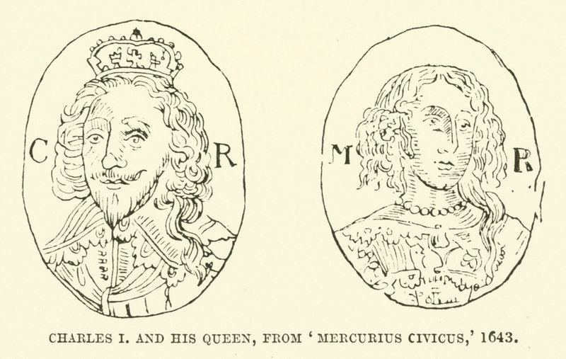 Kaarle I ja hänen kuningattarensa, Mercurius Civicus, 1643 tekijältä English School