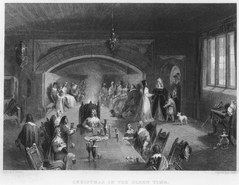 Joulu vanhaan aikaan, Wycoller Hall, Lancashire, 1650 tekijältä English School