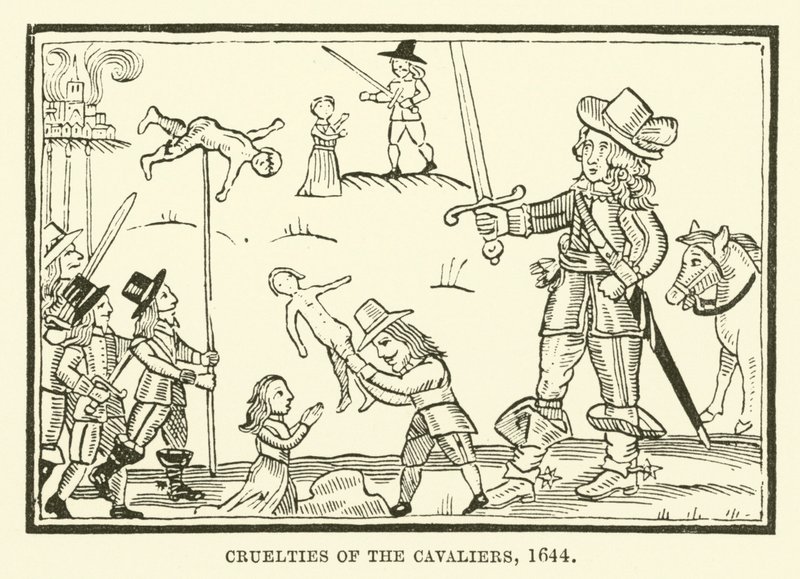 Kavalierien julmuudet, 1644 tekijältä English School