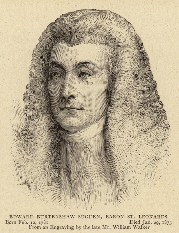 Edward Burtenshaw Sugden, Baron St Leonards tekijältä English School
