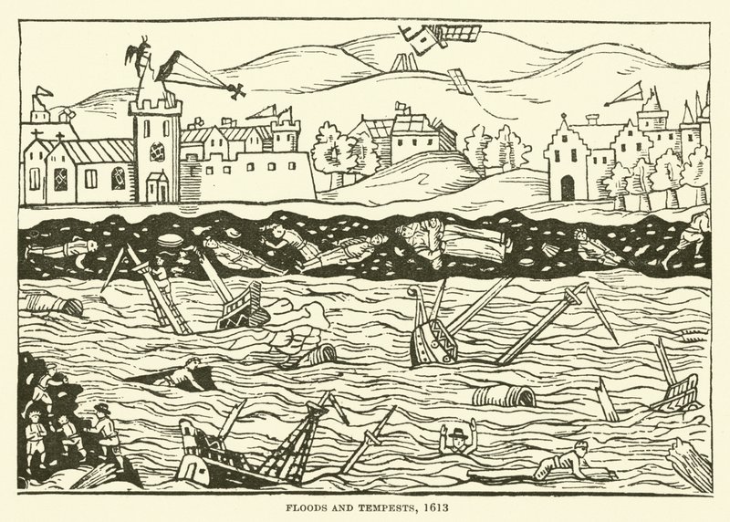 Tulvat ja myrskyt, 1613 tekijältä English School