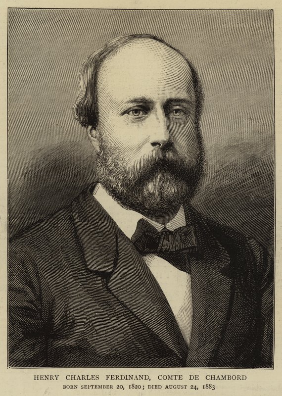 Henry Charles Ferdinand, Chambordin kreivi tekijältä English School