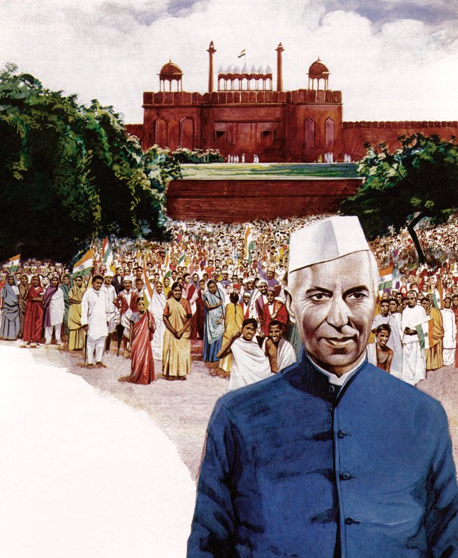 Jawaharlal Nehru, Intian ensimmäinen pääministeri tekijältä English School