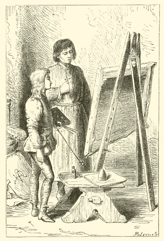 Leonardo Da Vinci, poikana, Vervechion studiossa tekijältä English School