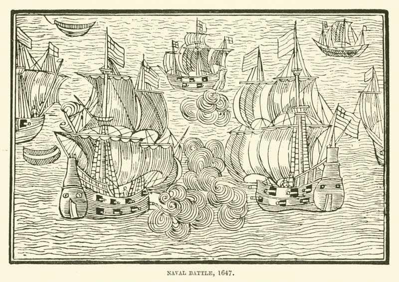 Meritaistelu, 1647 tekijältä English School
