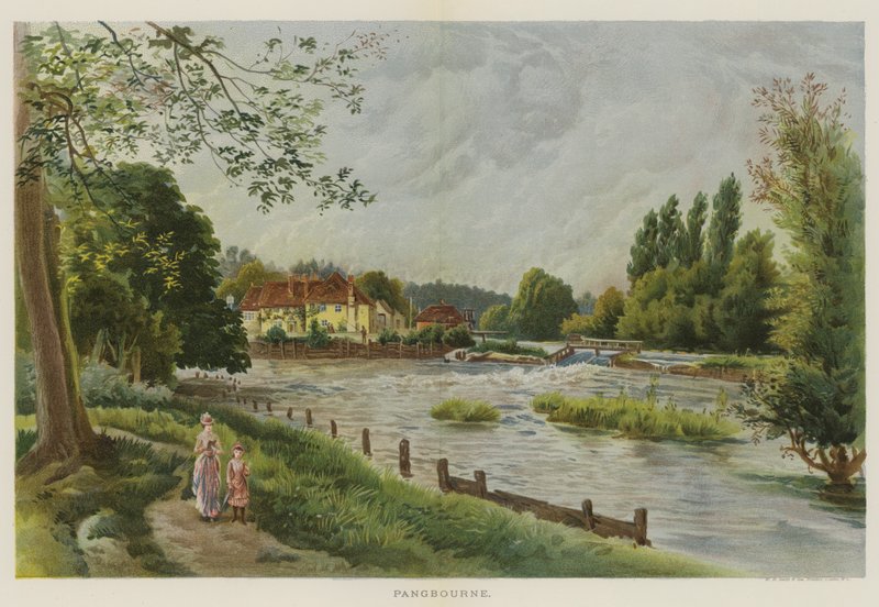 Pangbourne (chromolitho) tekijältä English School