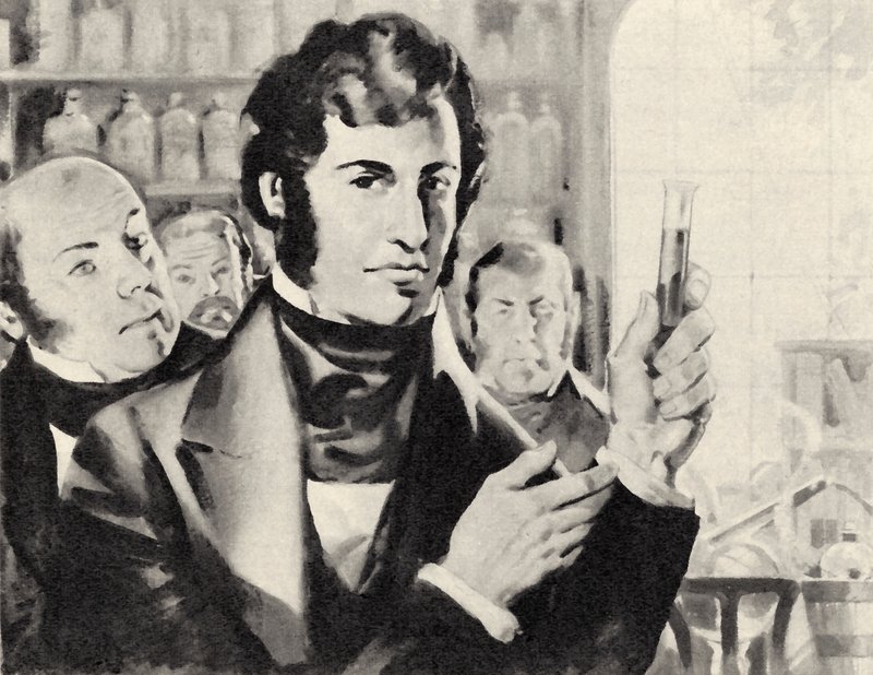 Saksalainen professori Wohler, joka tuotti ureaa vuonna 1828 tekijältä English School