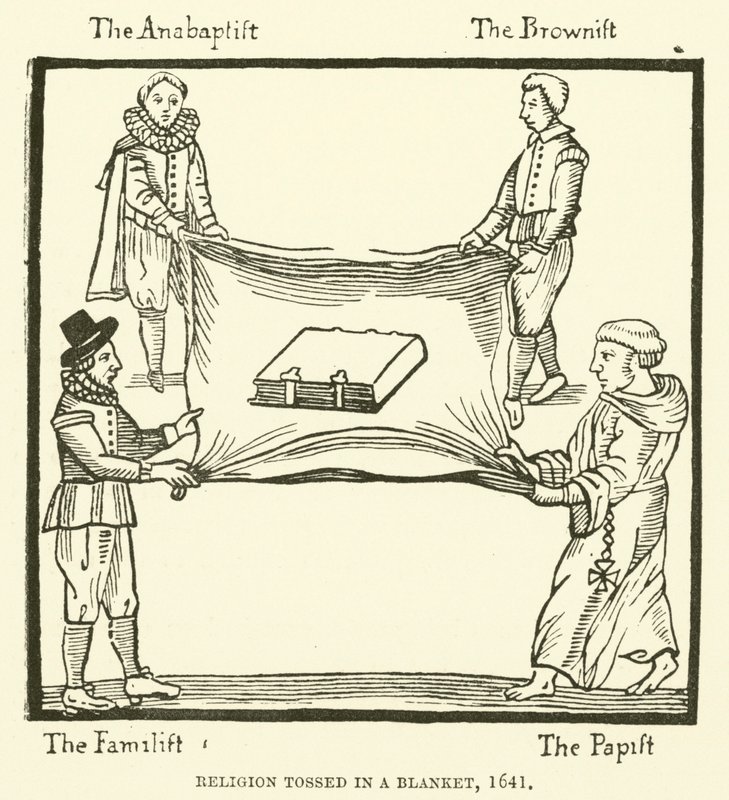 Huopaan heitetty uskonto, 1641 tekijältä English School