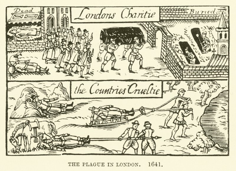 Rutto Lontoossa, 1641 tekijältä English School