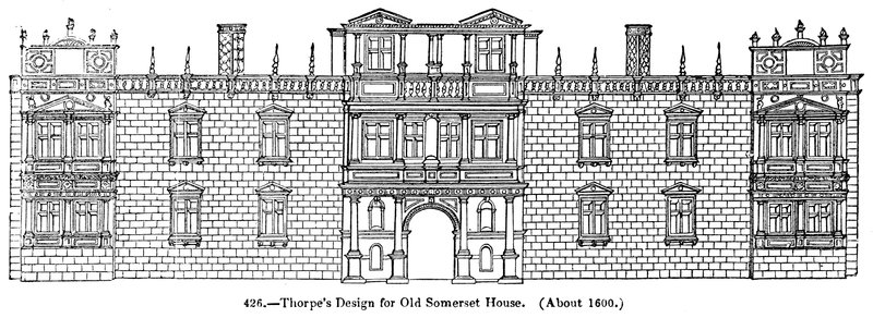Thorpes Design Old Somerset House. (Noin 1600) tekijältä English School