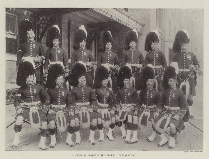Ryhmä Gordon Highlanders, Dargai Boys tekijältä English Photographer