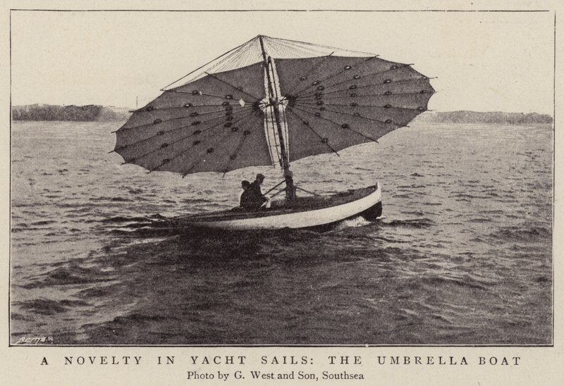 Uutuus Yacht Sailsissa, sateenvarjovene tekijältä English Photographer