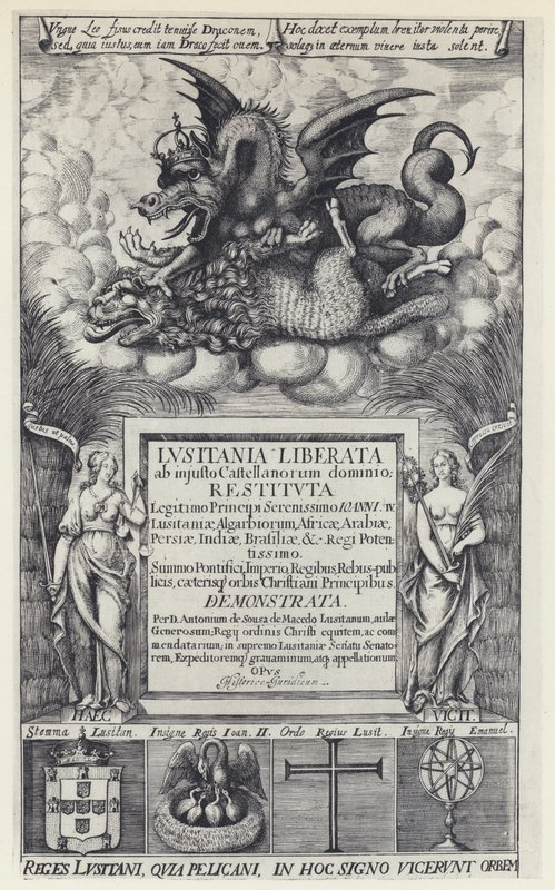 A de Sousa de Macedo, Lusitania liberata, R Heron 1645 (b/w kuva) tekijältä English Photographer