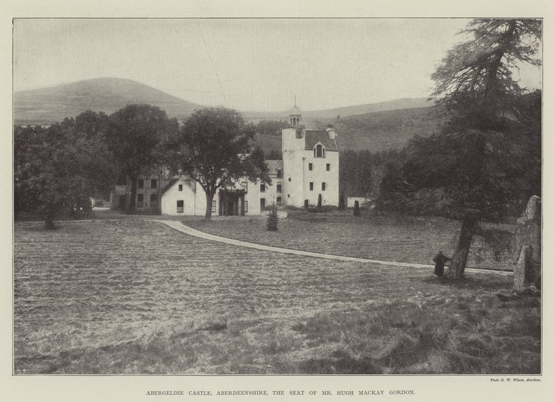 Abergeldien linna, Aberdeenshire, herra Hugh Mackay Gordonin kotipaikka tekijältä English Photographer