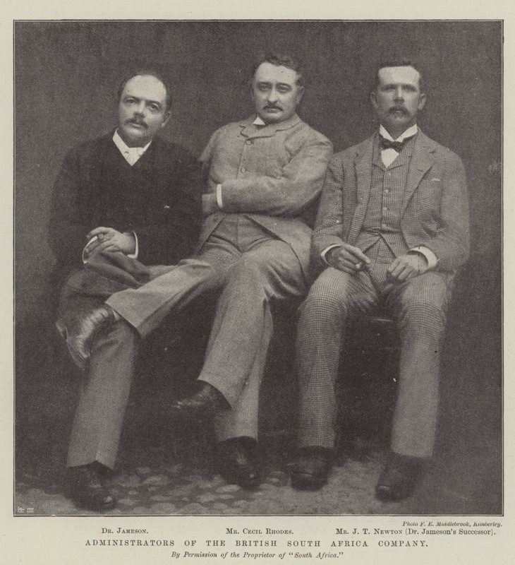 British South Africa Companyn ylläpitäjät tekijältä English Photographer