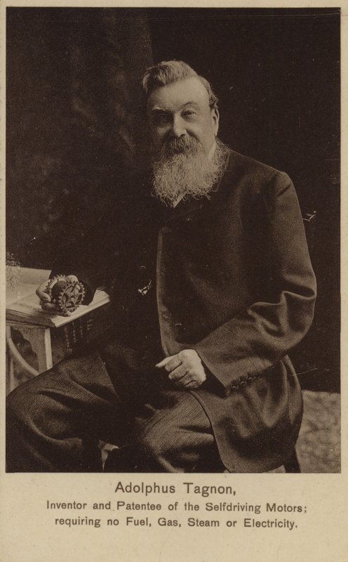 Adolphus Tagnon, itseohjautuvien moottoreiden keksijä tekijältä English Photographer