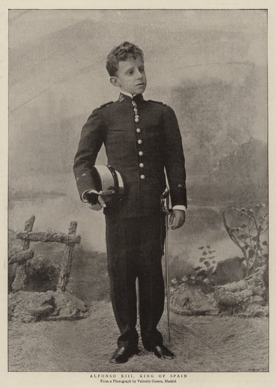 Alfonso XIII Espanjan kuningas tekijältä English Photographer