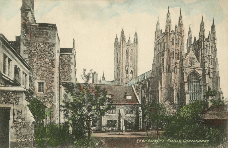 Arkkipiispan palatsi, Canterbury (värikuva) tekijältä English Photographer