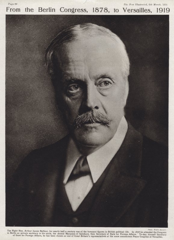 Arthur Balfour, Britannian konservatiivipoliitikko ja pääministeri (m/w kuva) tekijältä English Photographer
