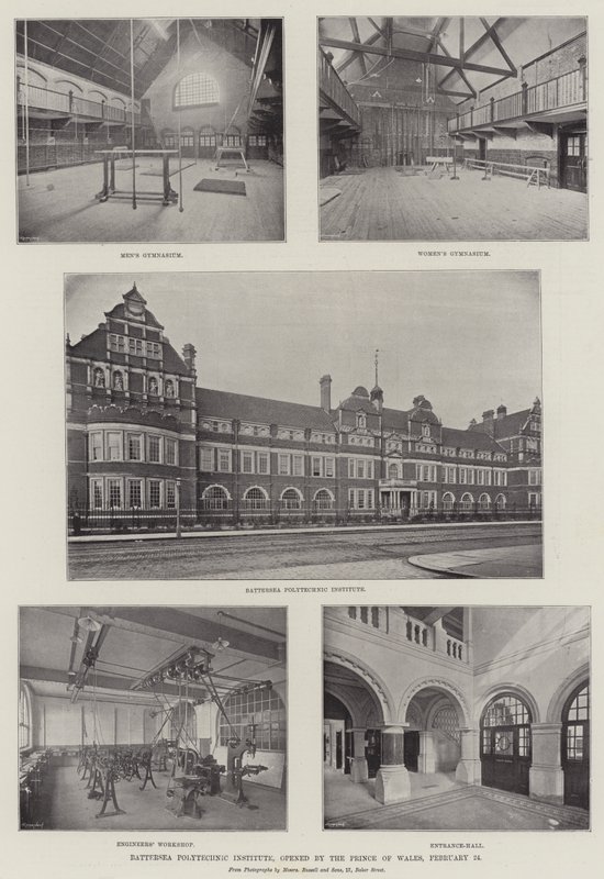 Walesin prinssin avaama Battersea Polytechnic Institute 24. helmikuuta tekijältä English Photographer
