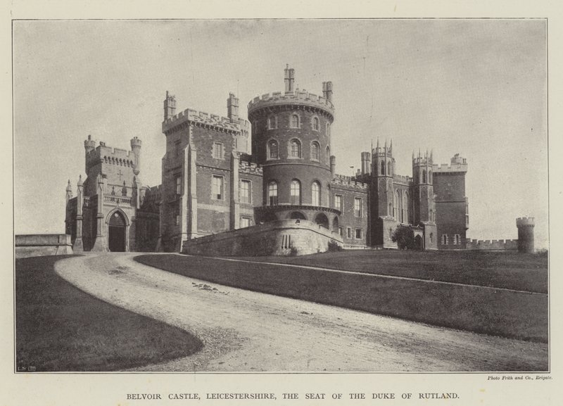 Belvoirin linna, Leicestershire, Rutlandin herttuan kotipaikka tekijältä English Photographer