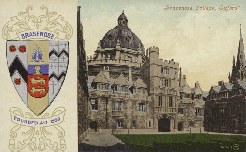 Brasenose College, Oxford (värikuva) tekijältä English Photographer