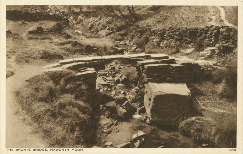 Bronte Bridge, Haworth Moor, Yorkshire (m/w kuva) tekijältä English Photographer